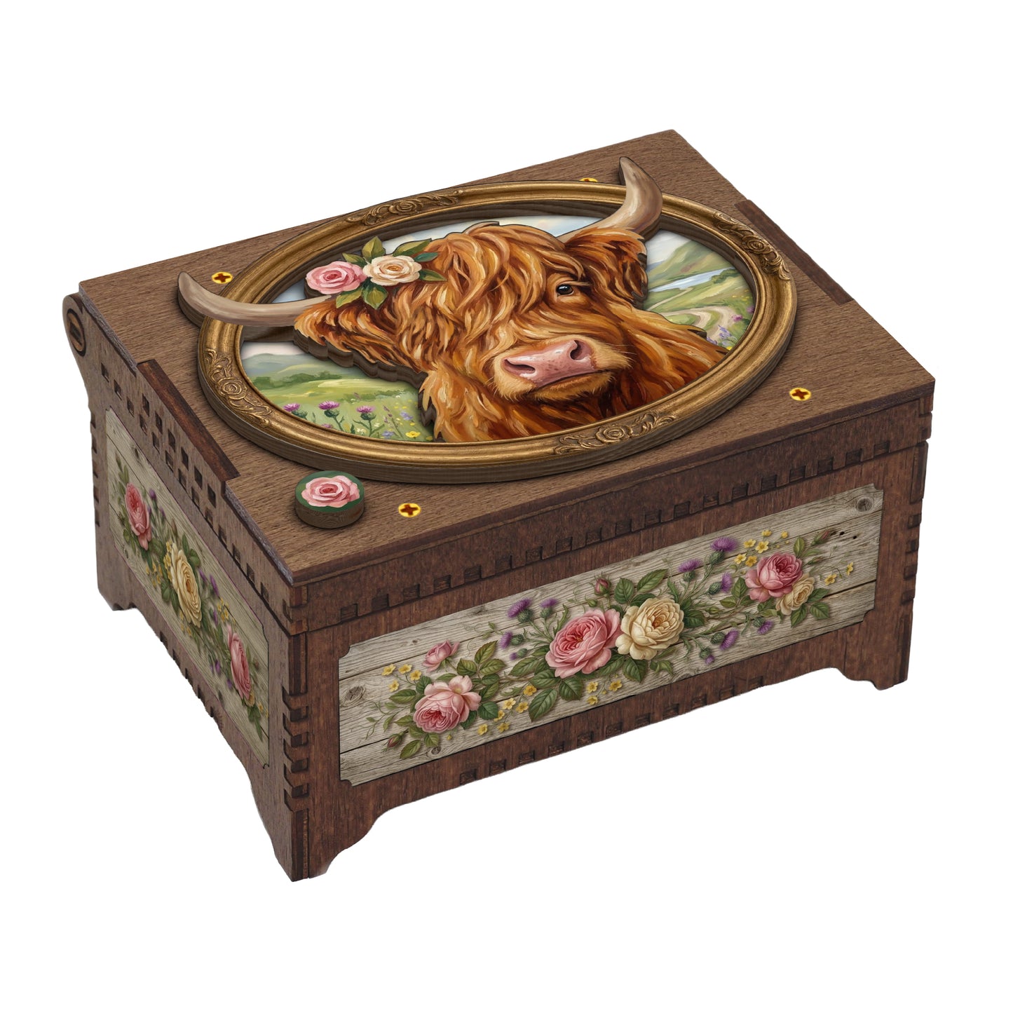 Highland Cow MP3 Music Box
