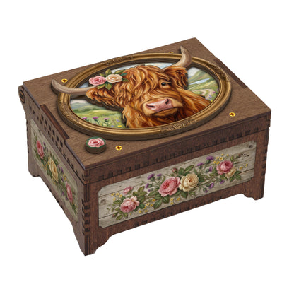 Highland Cow MP3 Music Box