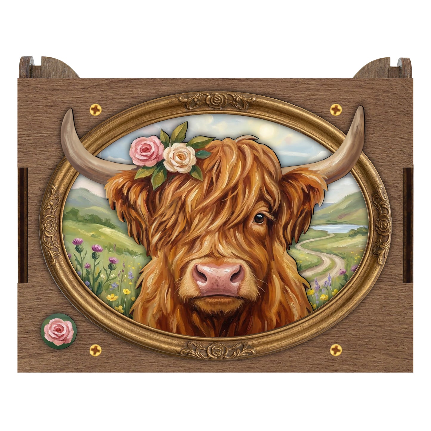 Highland Cow MP3 Music Box