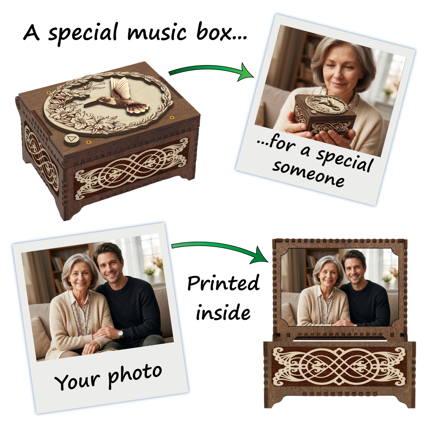 Hummingbird MP3 Music Box