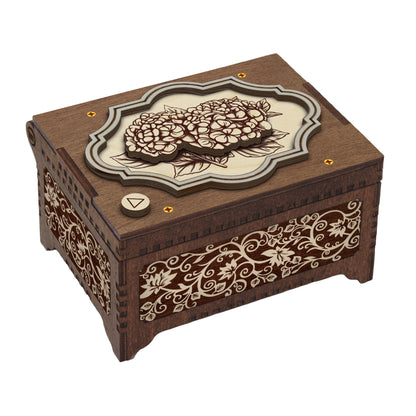 Flower MP3 Music Box - 21 Flower Options