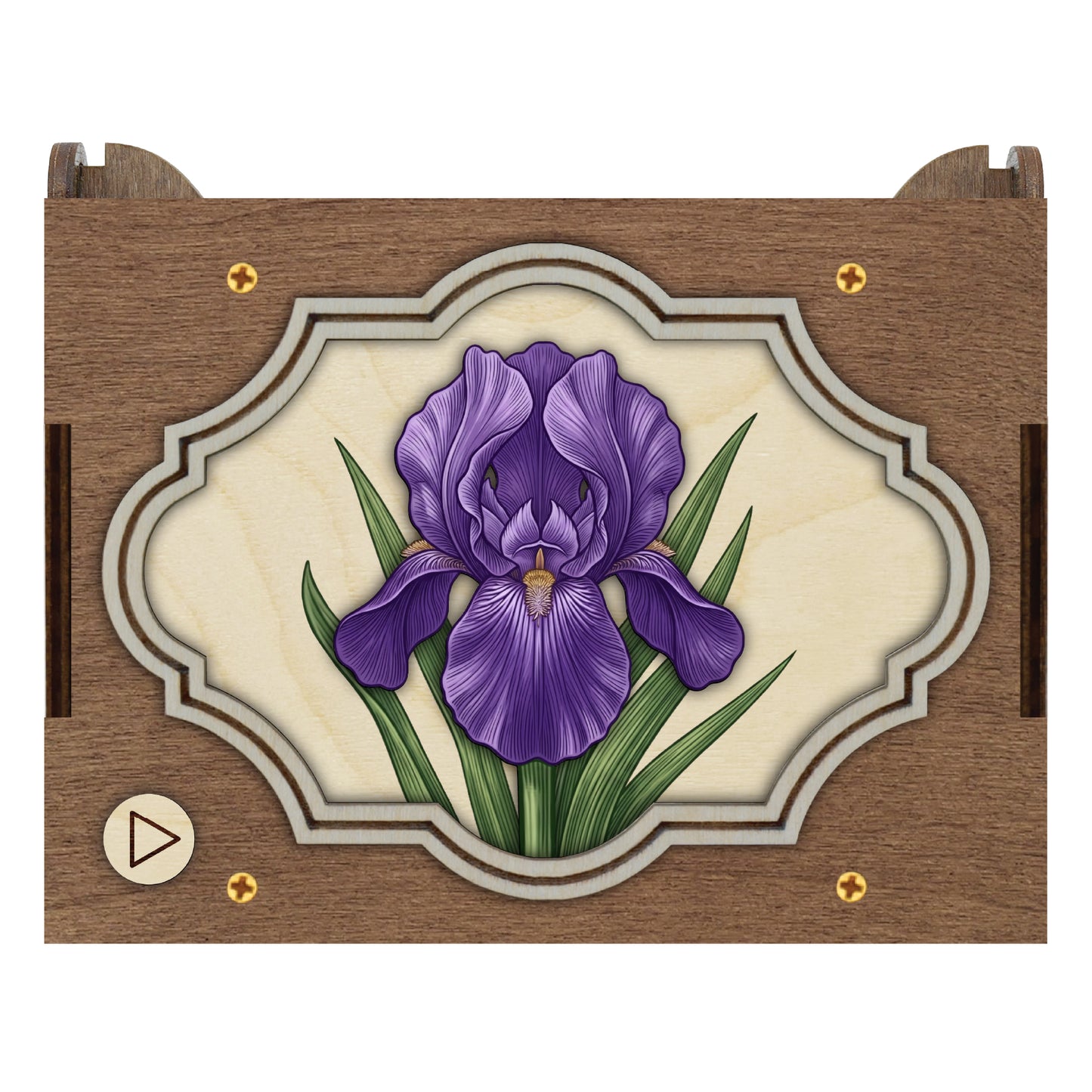Colorful Iris Music Box
