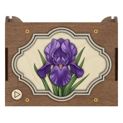 Colorful Iris Music Box