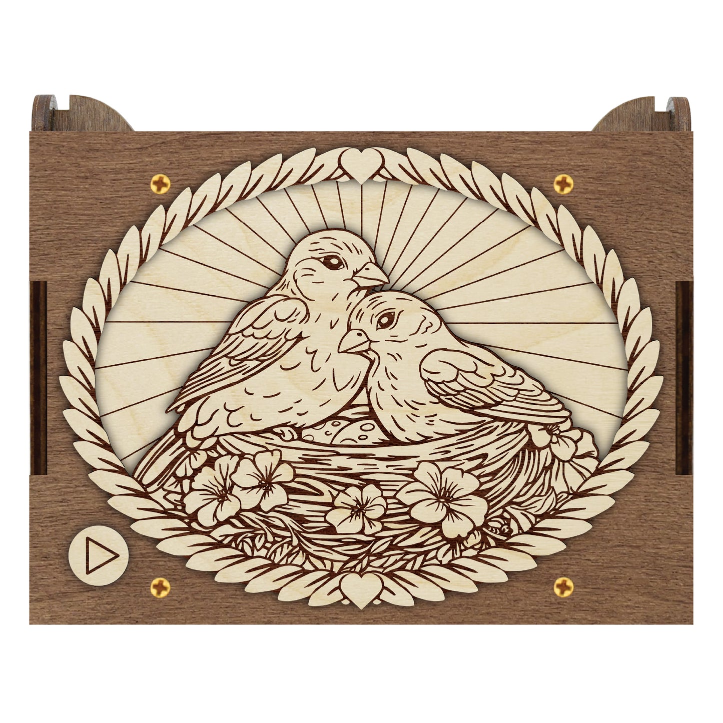Lovebirds MP3 Music Box