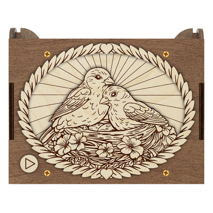 Lovebirds MP3 Music Box