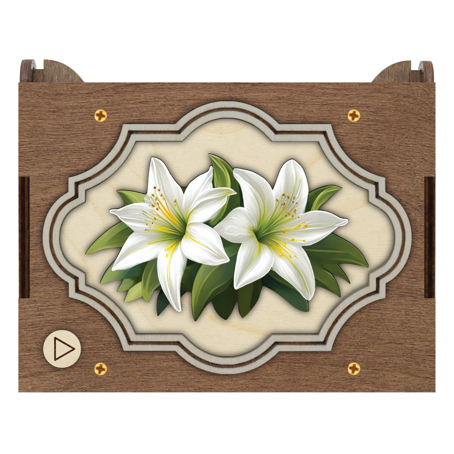 Colorful Lily Music Box