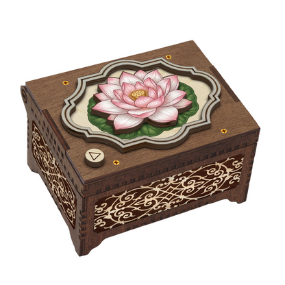 Colorful Lotus Music Box