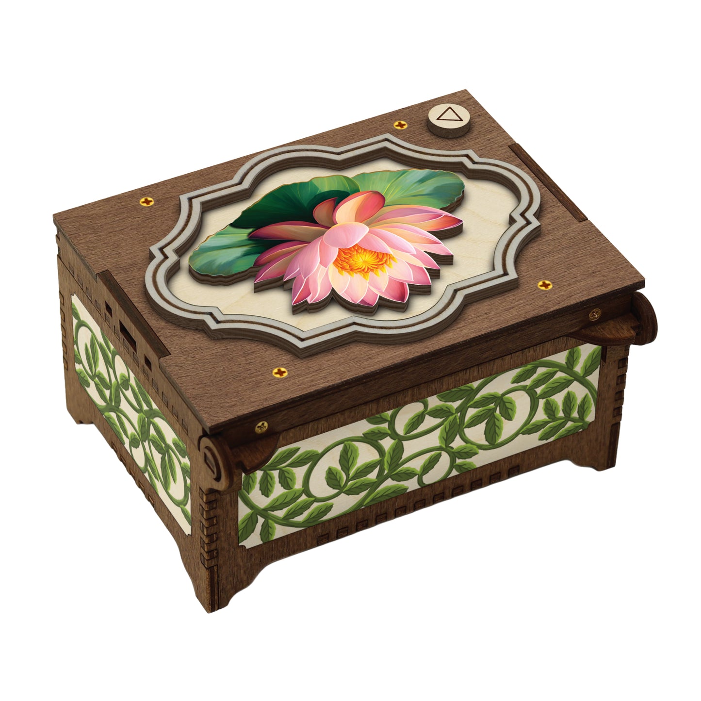 Colorful Lotus Music Box