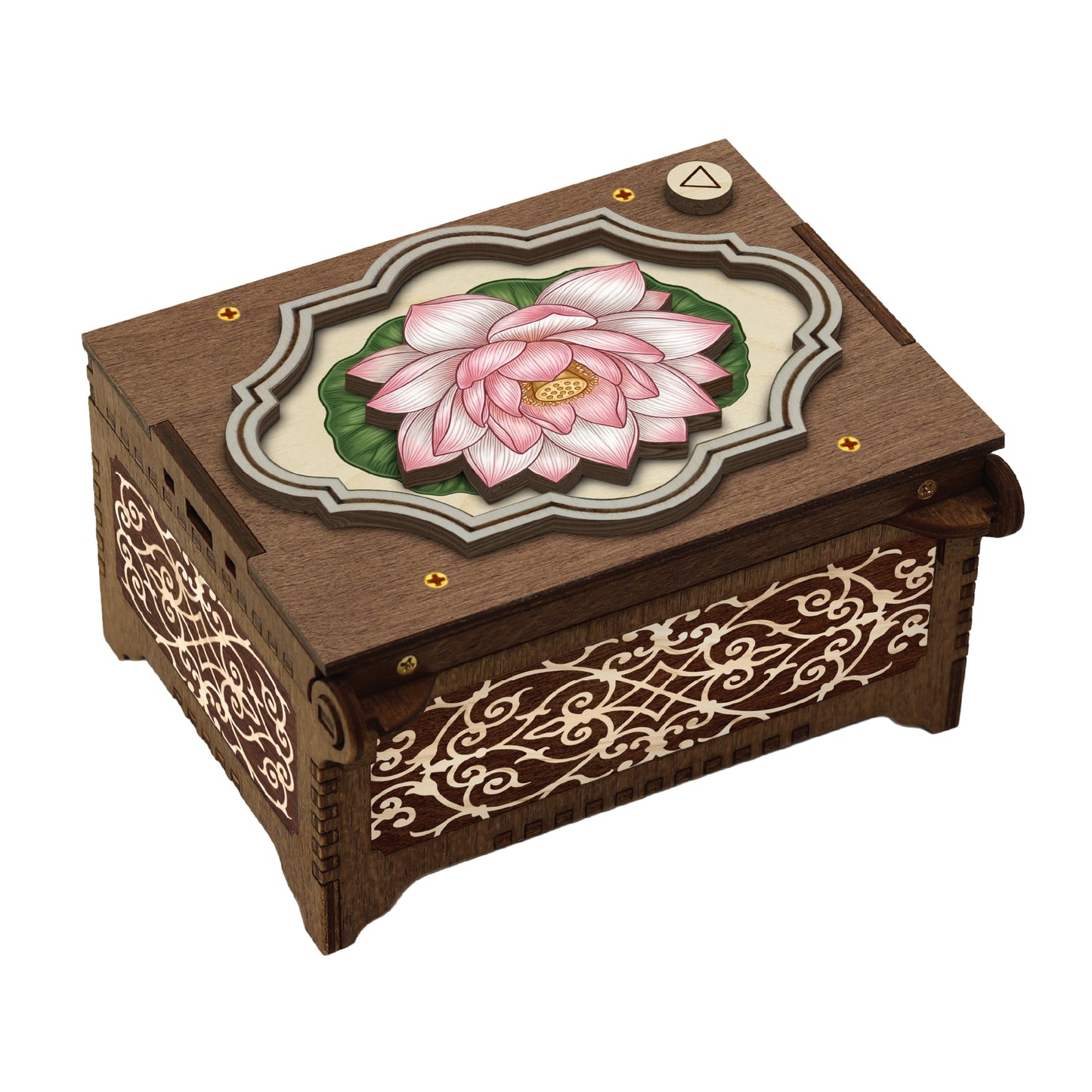 Colorful Lotus Music Box