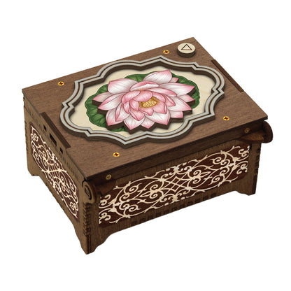 Colorful Lotus Music Box