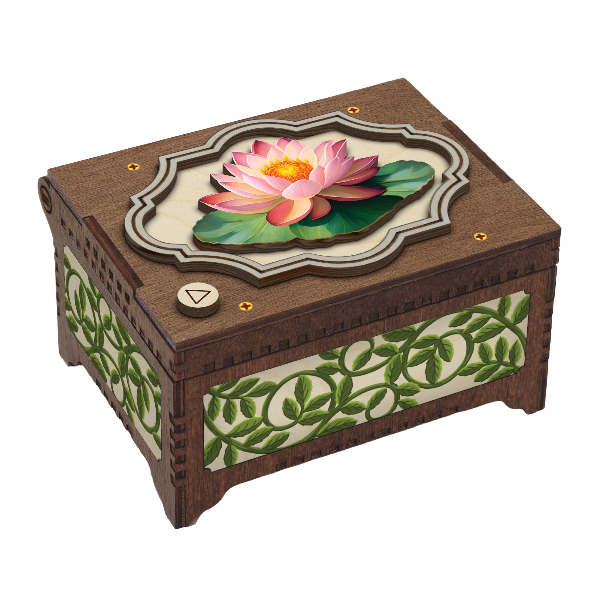 Colorful Lotus Music Box, Plays Any Audio, Your Photo Inside – Davidson ...
