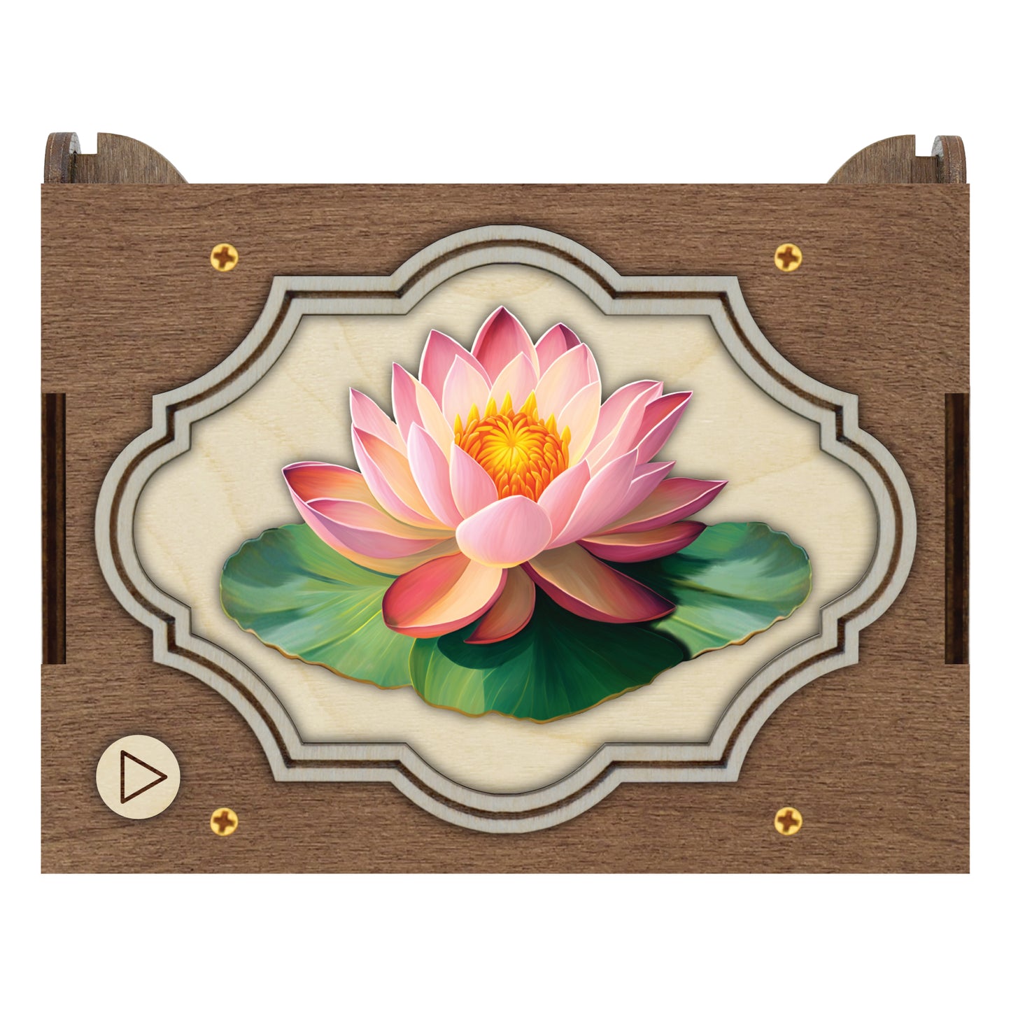 Colorful Lotus Music Box