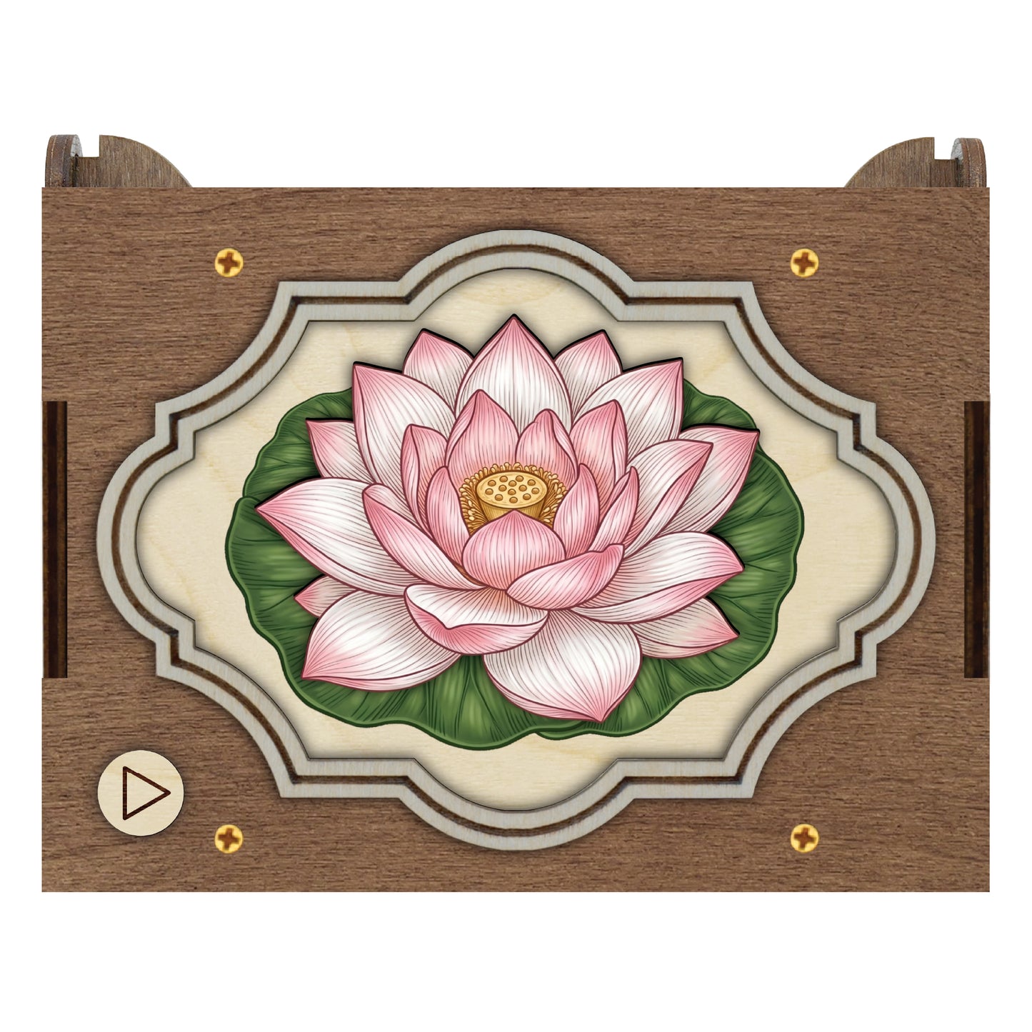 Colorful Lotus Music Box
