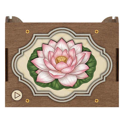 Colorful Lotus Music Box