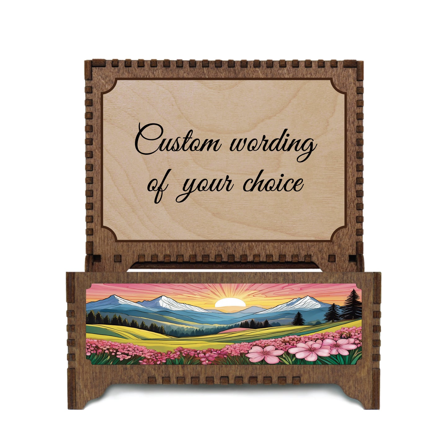 Colorful Lovebirds Music Box