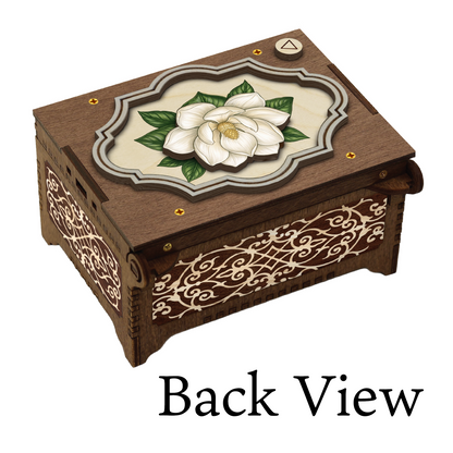 Colorful Magnolia Music Box