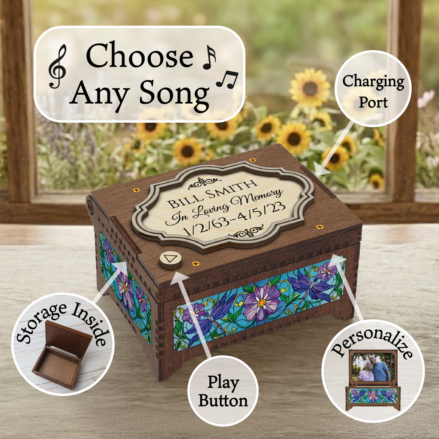 Memorial MP3 Music Box