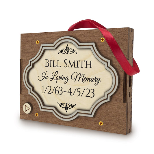 Memorial MP3 Recorded Voice Ornament