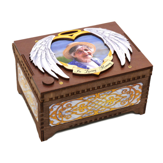 Angel Wings Memorial MP3 Music Box