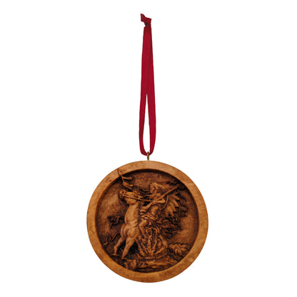 Native American Carved Wood Ornament