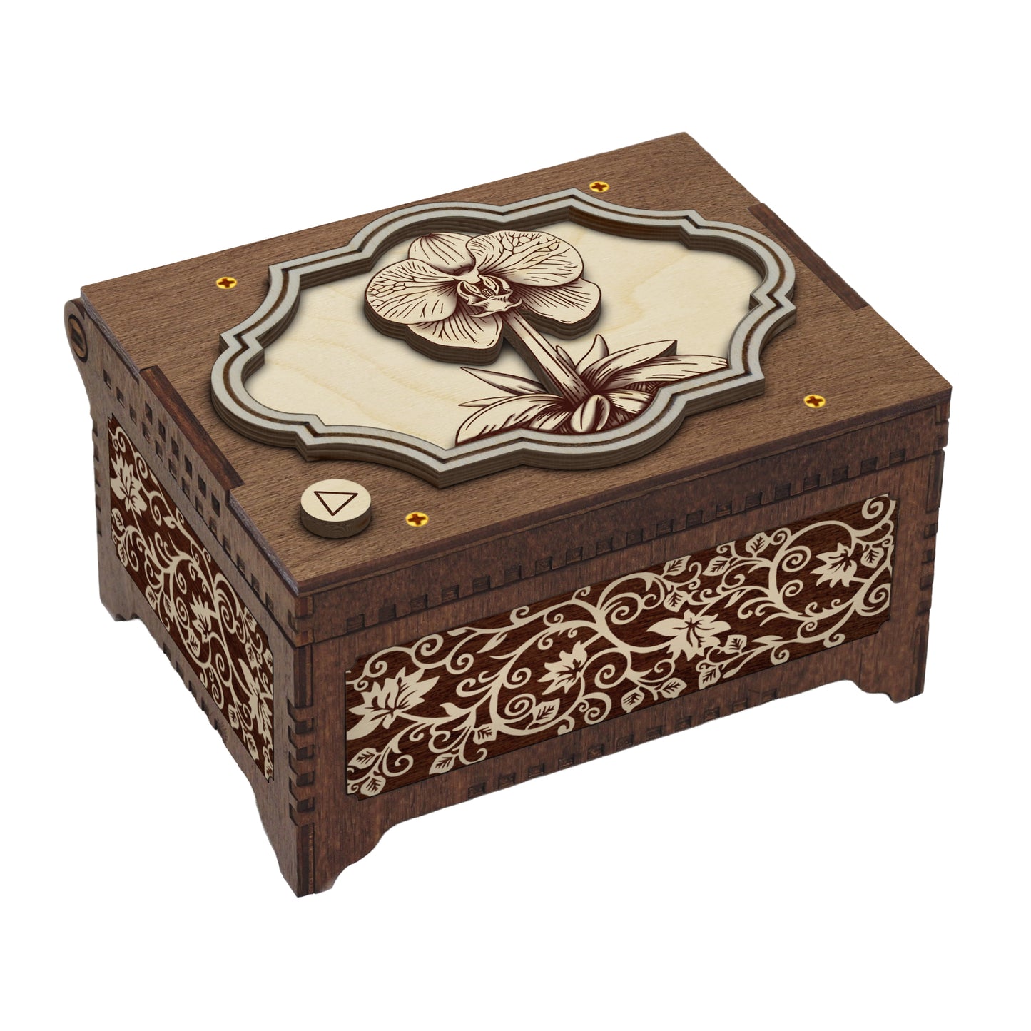 Orchid Flower MP3 Music Box