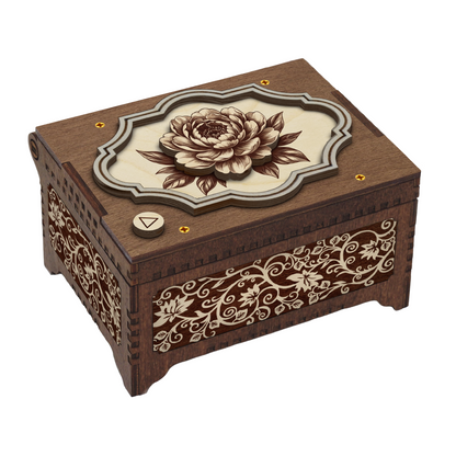 Peony Flower MP3 Music Box