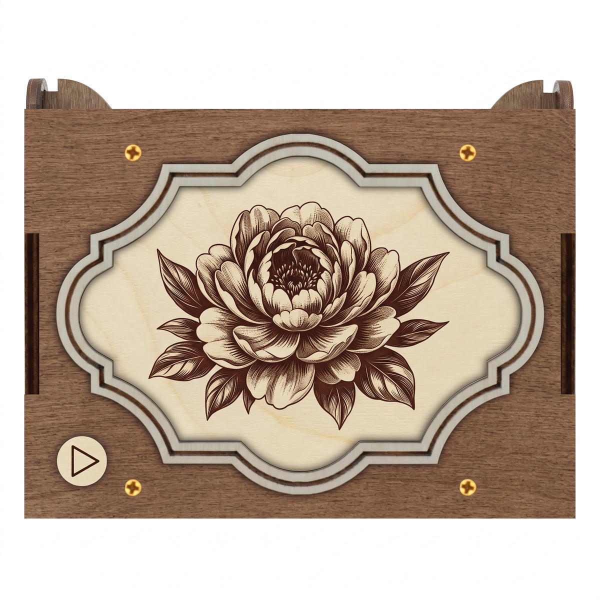 Peony Flower MP3 Music Box