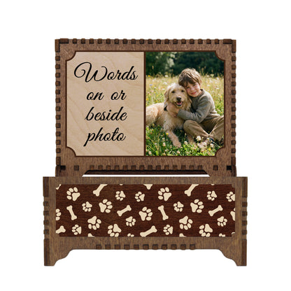 Pointer Dog Custom Memorial Music Box, Urn