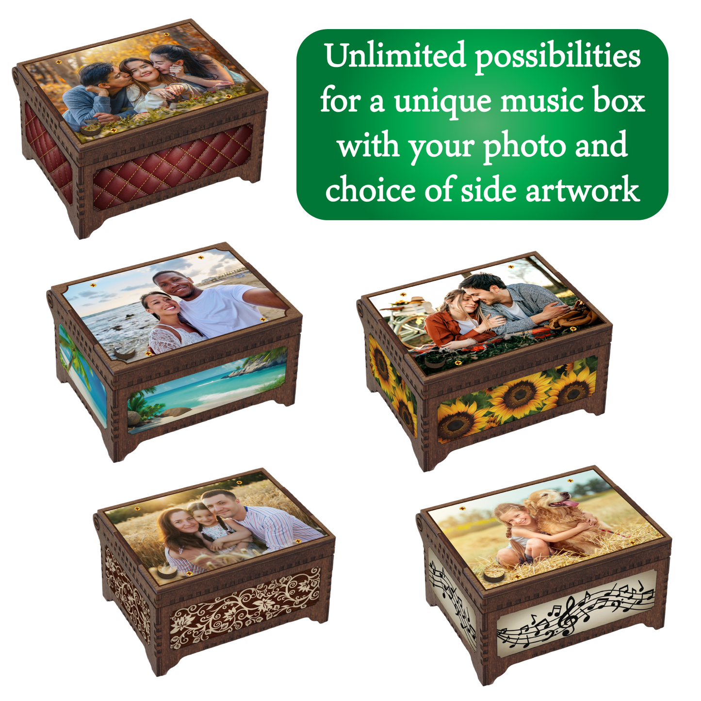 Personalized Photo MP3 Music Box