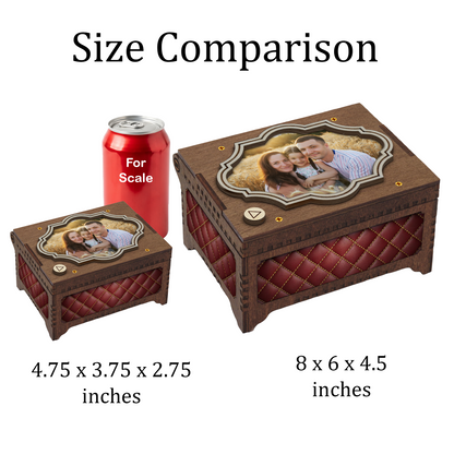 Custom Photo and Text MP3 Music Box