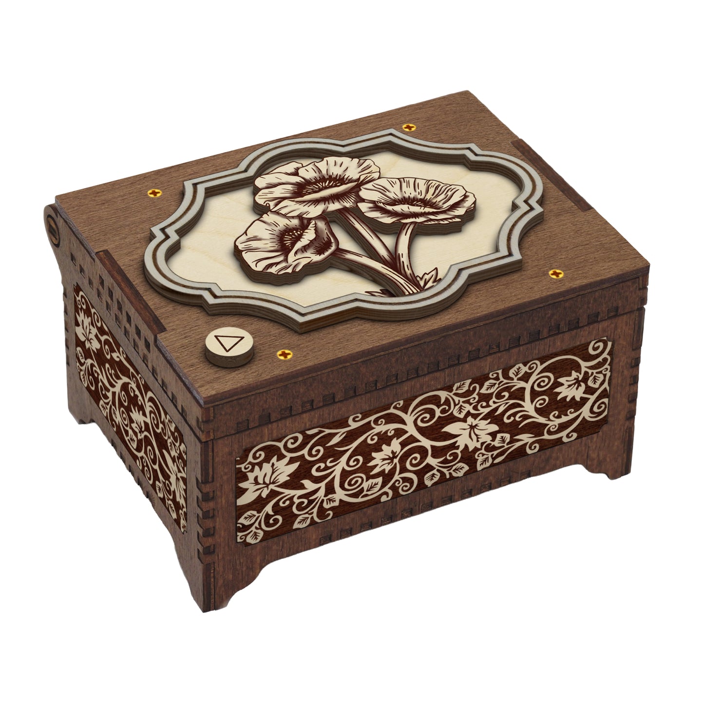 Flower MP3 Music Box - 21 Flower Options