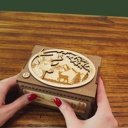 Deer Music Box