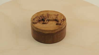 Hippopotamus Carved Box