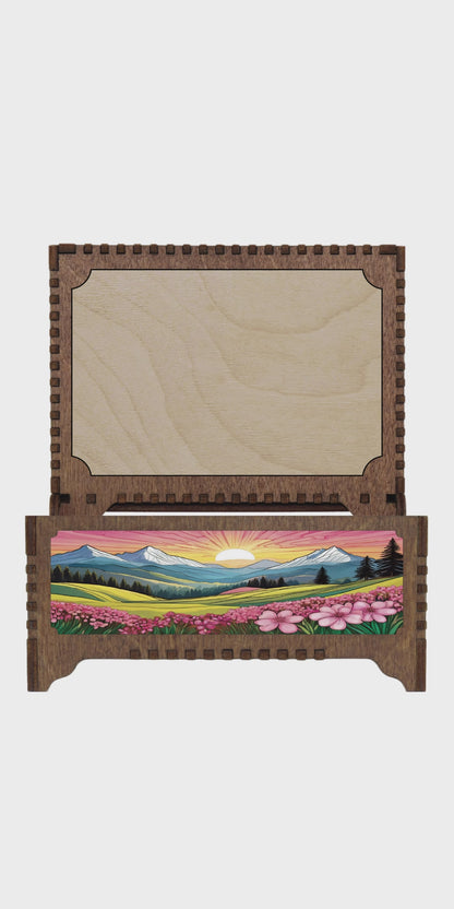 Colorful Lovebirds MP3 Music Box