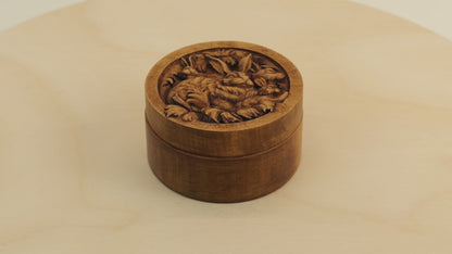 Rabbit Carved Box