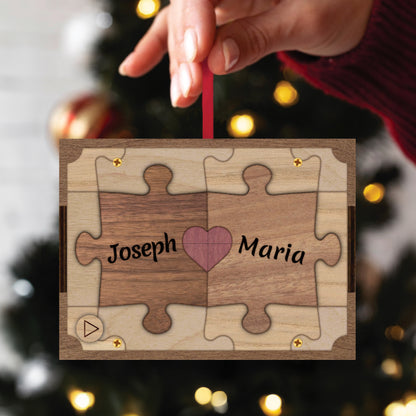 Puzzle Pieces MP3 Musical Ornament