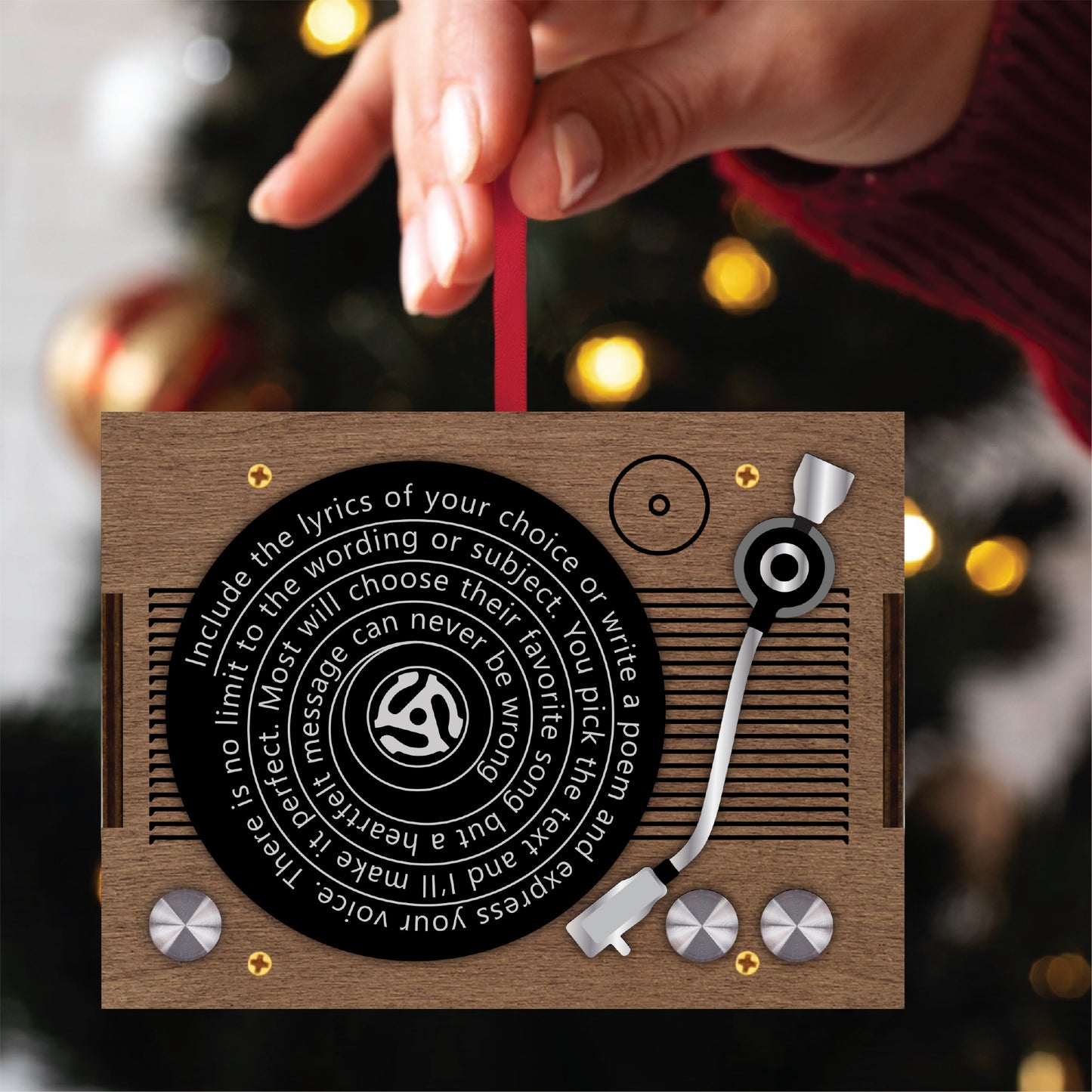 Record Player Ornament