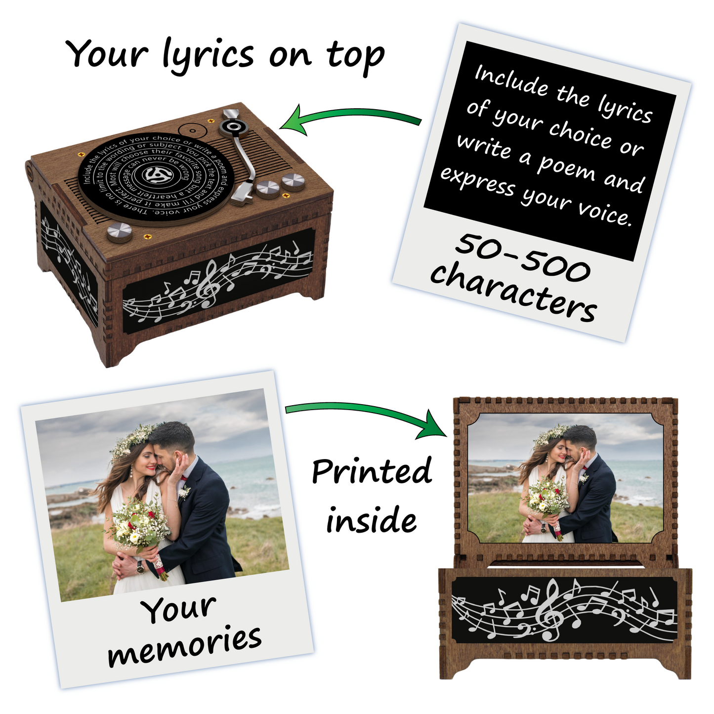 Record Player MP3 Music Box