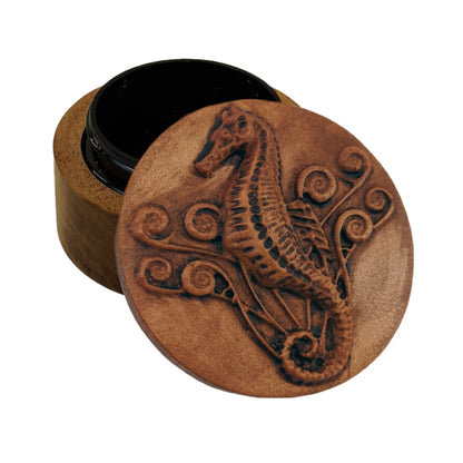 Seahorse Carved Box