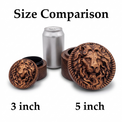 Lion Carved Box