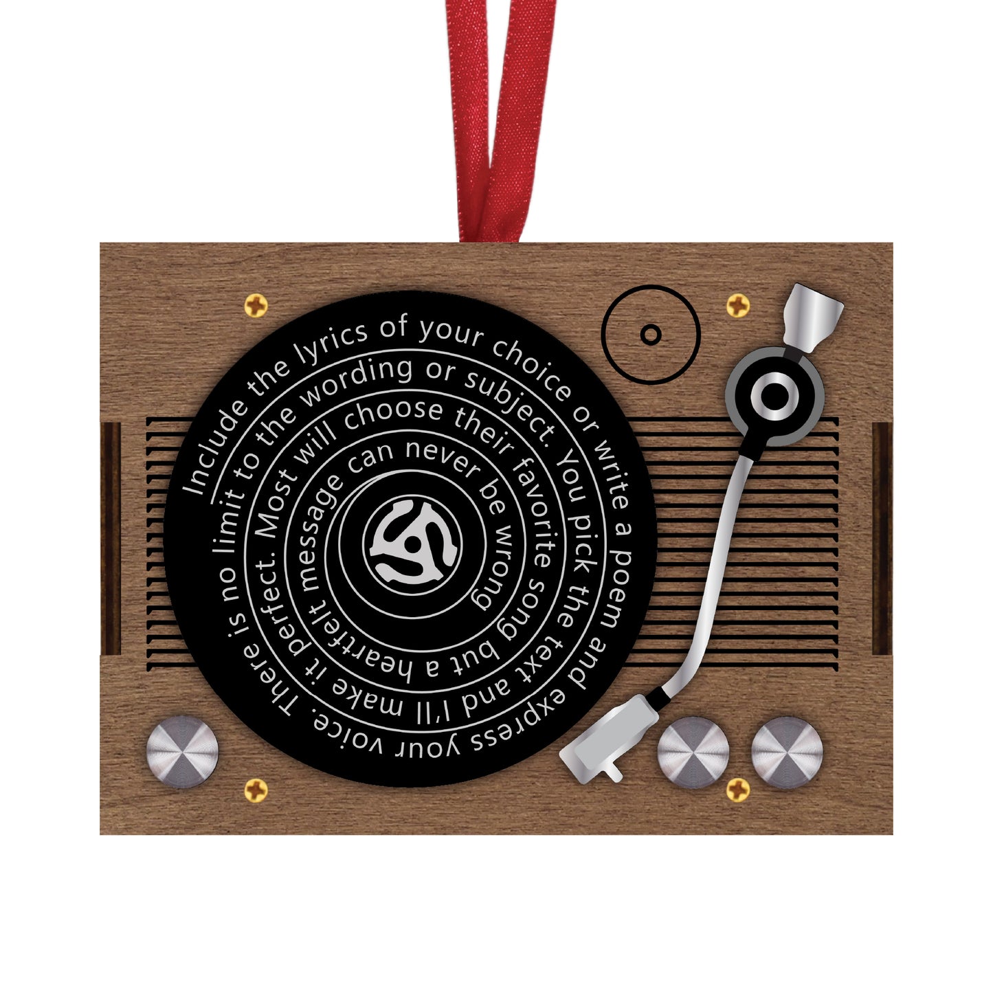 Record Player Ornament