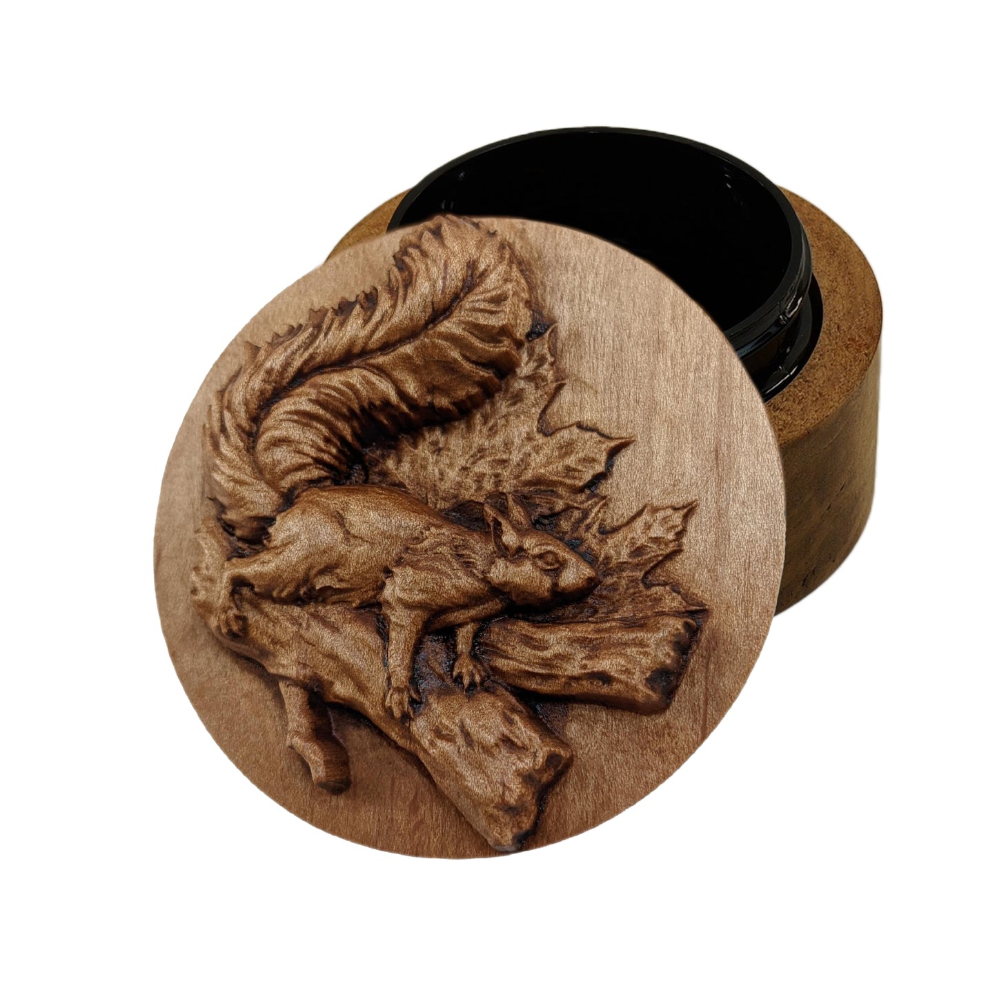 Squirrel Carved Box