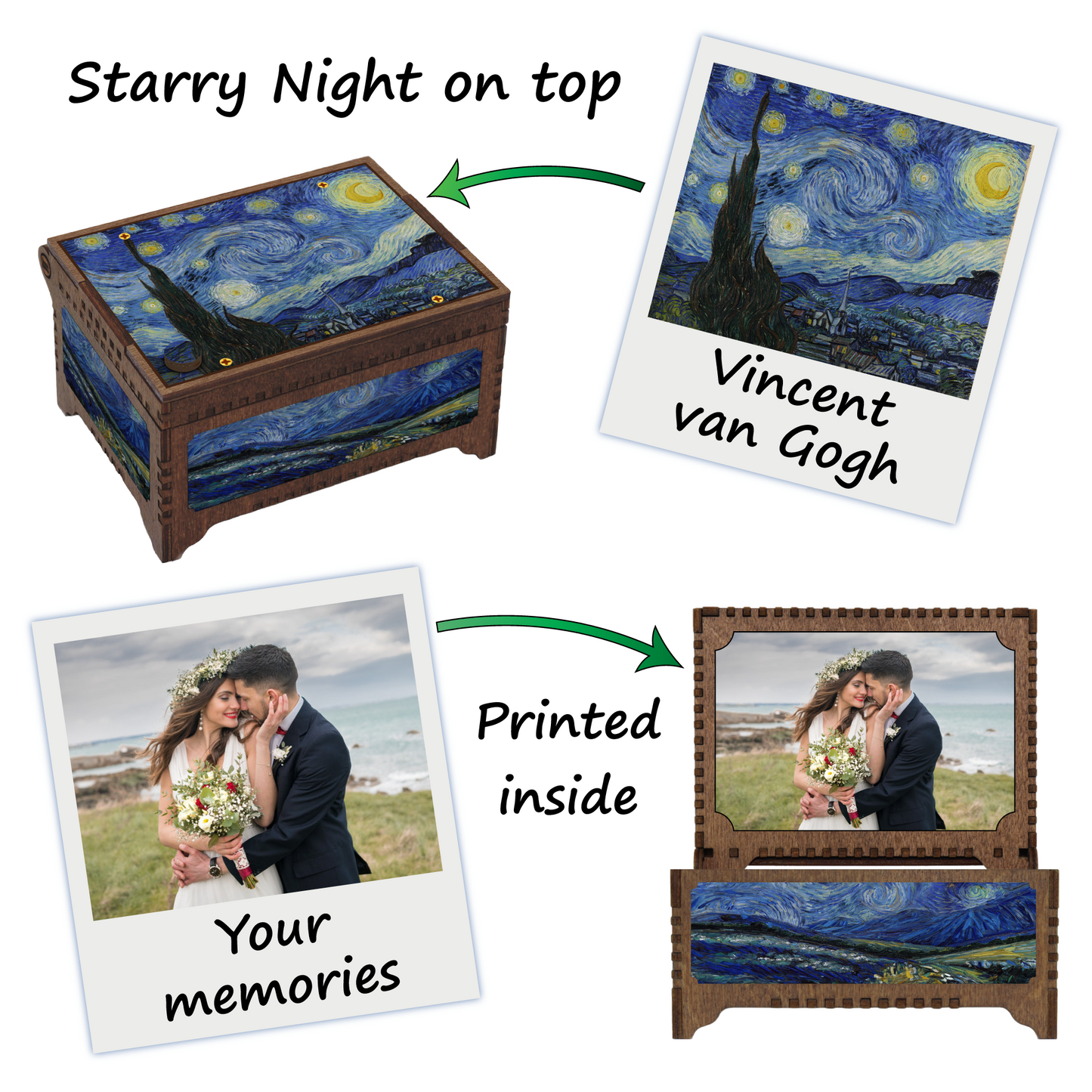 Starry Night Painting MP3 Music Box