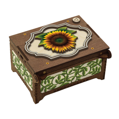 Colorful Sunflower Music Box