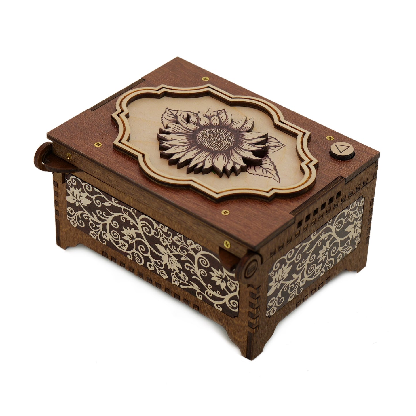 Custom Sunflower Music Box for Rowena