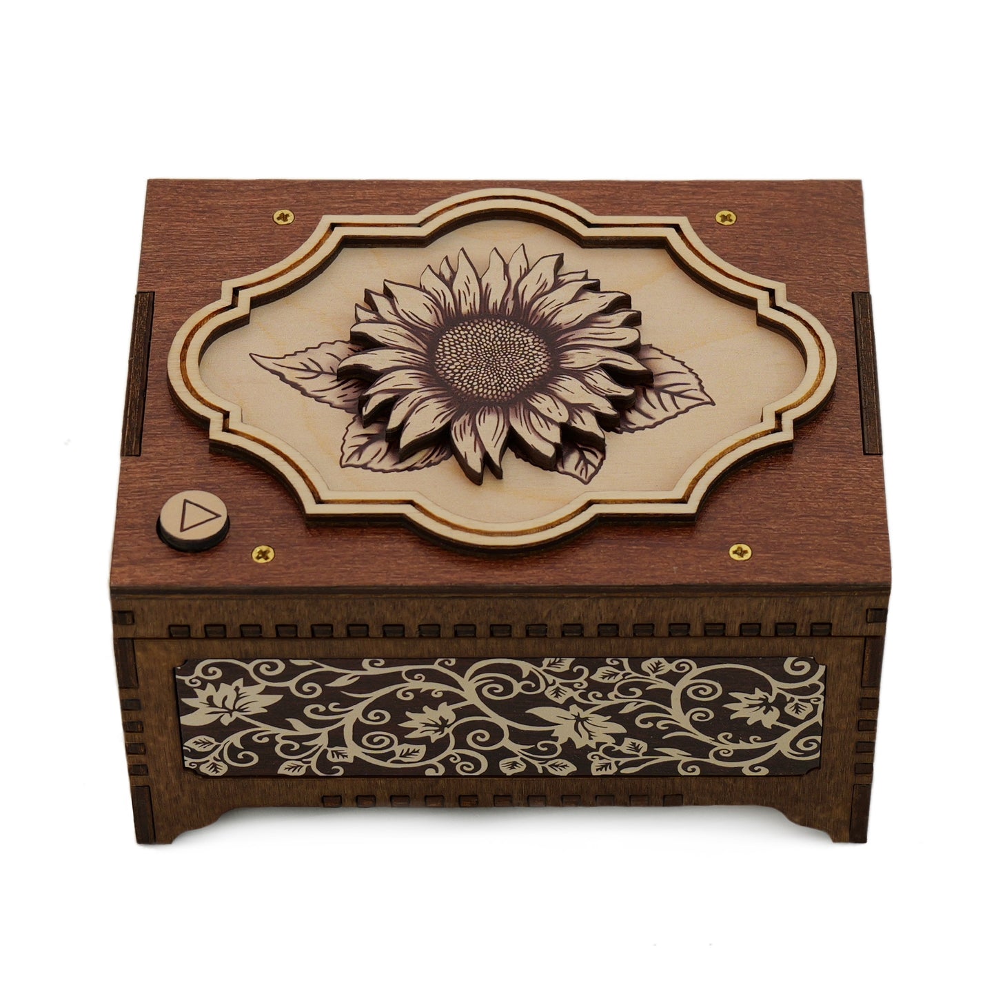 Custom Sunflower Music Box for Rowena