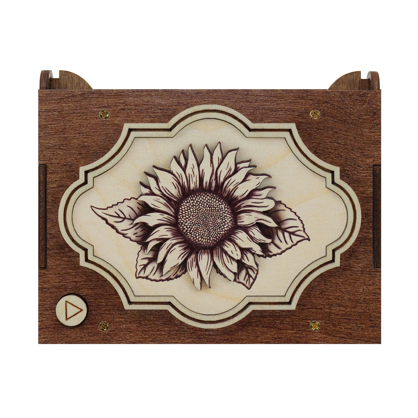 Custom Sunflower Music Box for Rowena