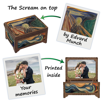 The Scream Painting MP3 Music Box
