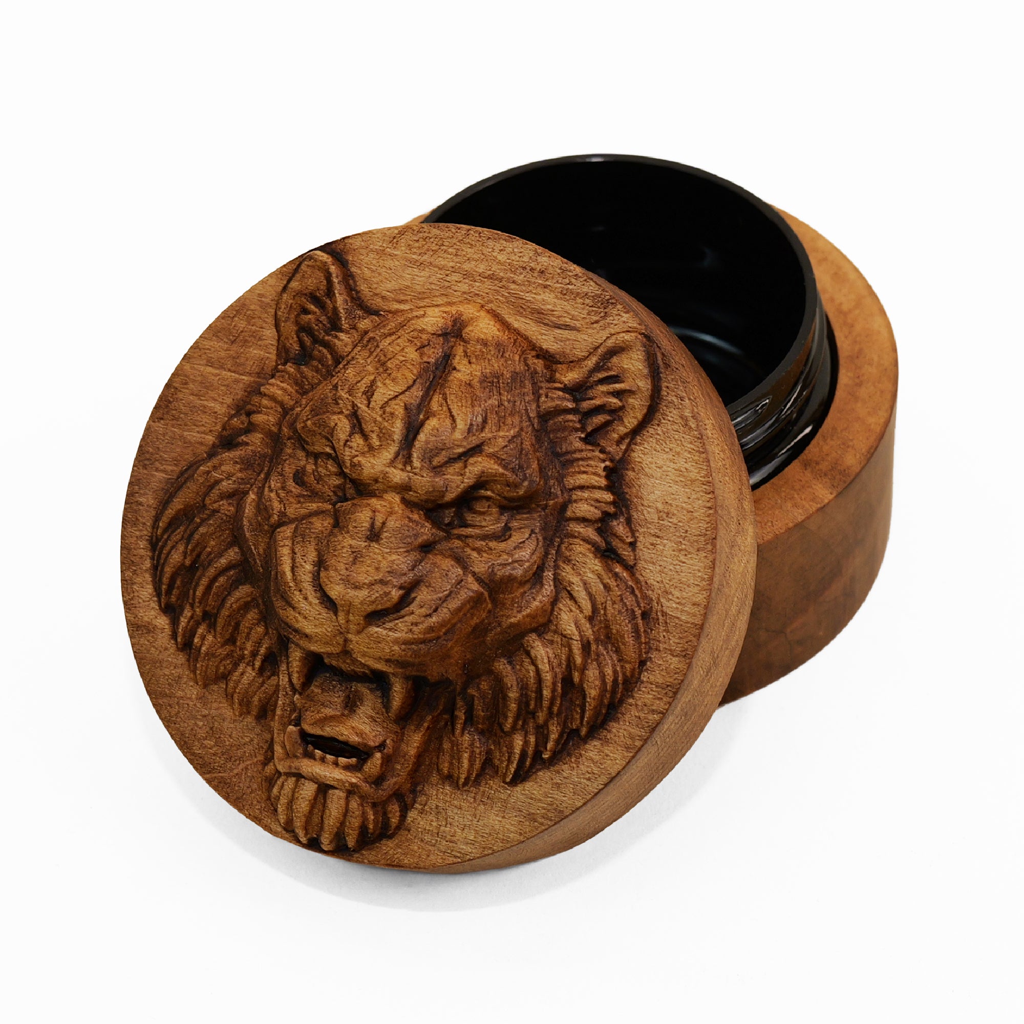 Tiger Carved Box, Keepsake Urn, Your Text Engraved – Davidson Workshop