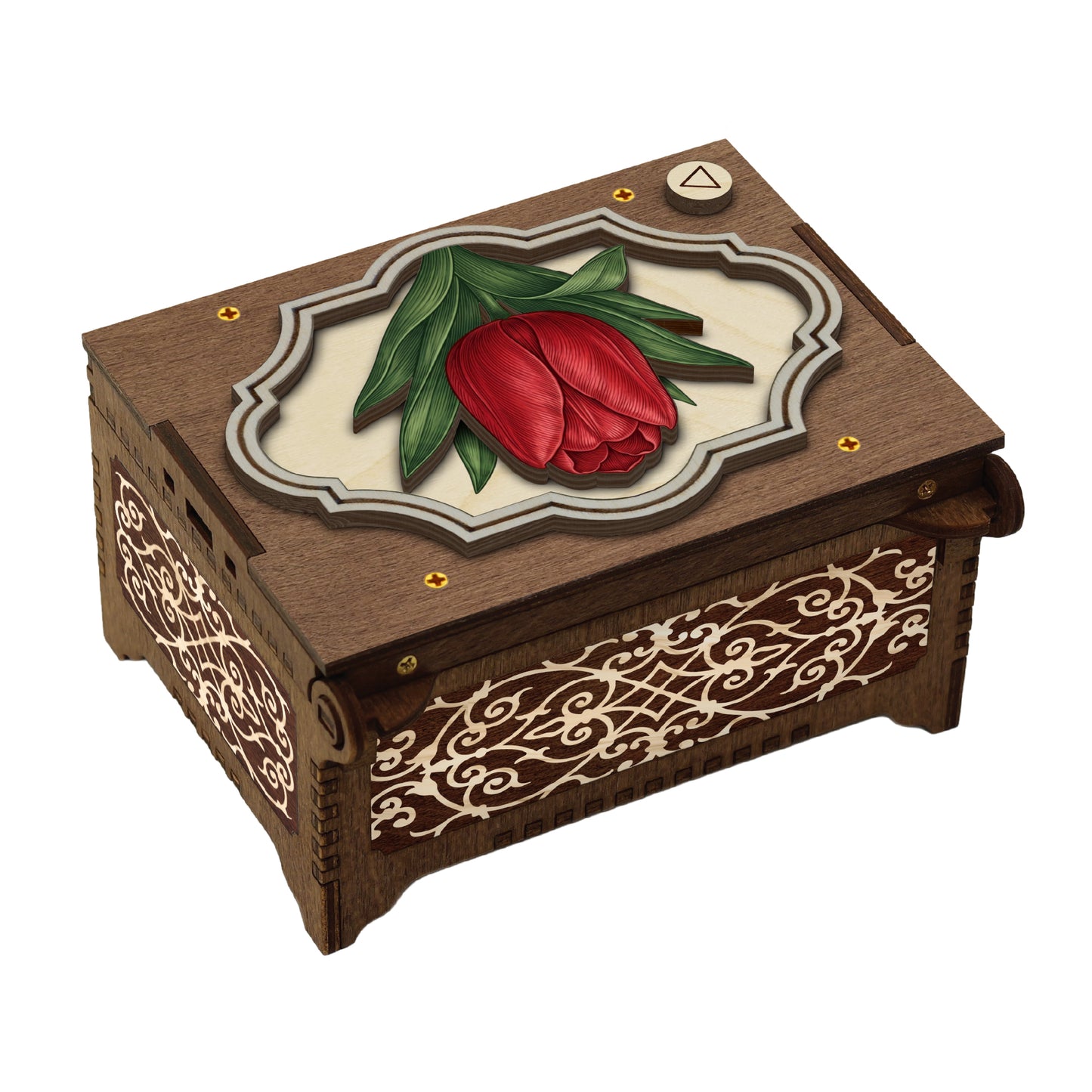 Colorful Tulip Music Box